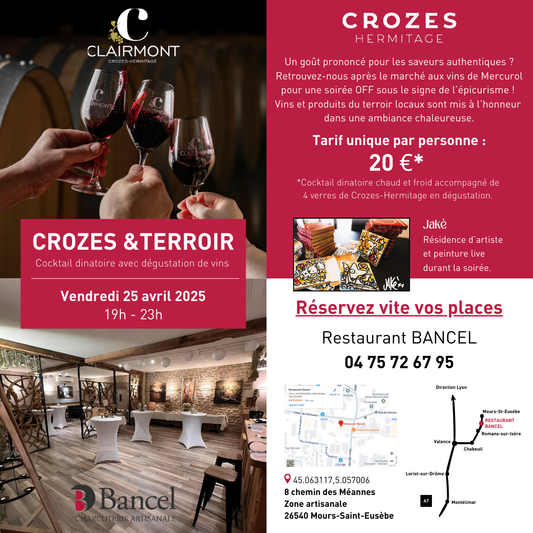 CROZES & TERROIR : soirée OFF Mercurol 2025
